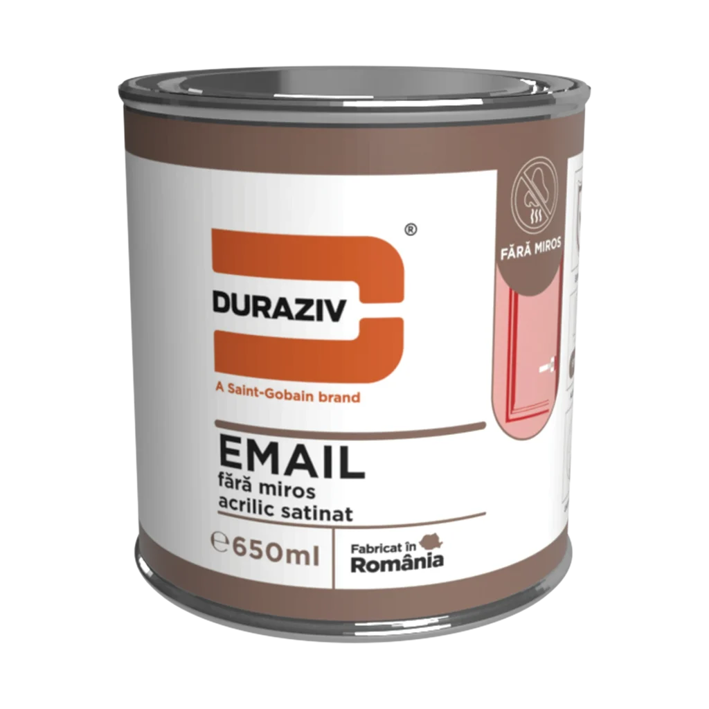 DURAZIV Fără Miros – Email acrilic satinat pentru interior şi exterior